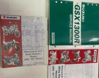 スズキ GSX1300R オートバイ整備マニュアル 645ページ 英語 PDF