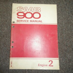 1981 Saab 900 Engine 2 Service Repair Shop Manual Factory Oem Book 81 Dealership