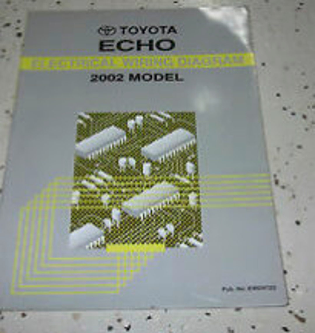 2002 Toyota Echo Electrical Wiring Diagram Service Shop Repair Manual