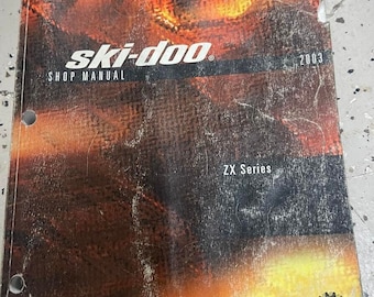 2003 Ski Doo Ski-Doo Zx Series Workshop Service Shop Manual Oem