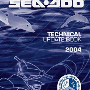 2004 SEA DOO waterscooter technisch updateboek 219700365 OEM-handleiding afbeelding 3