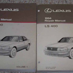 1994 Lexus LS400 Service Repair Shop Workshop Manual Set NEW