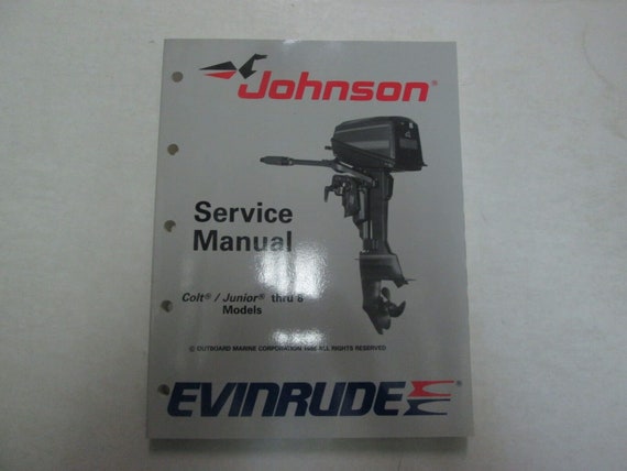 1989 Johnson Evinrude Colt Junior Thru 8 Models S… - image 1