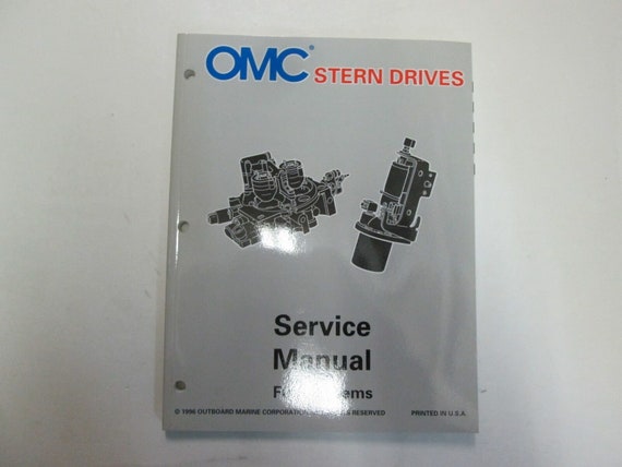 1997 OMC Stern Drives Fuel Systems Service Repair Manual 507284 Factory OEM ***