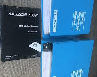 2012 Mazda Cx-7 Cx7 Service Repair Shop Workshop Manual Oem Set Ewd