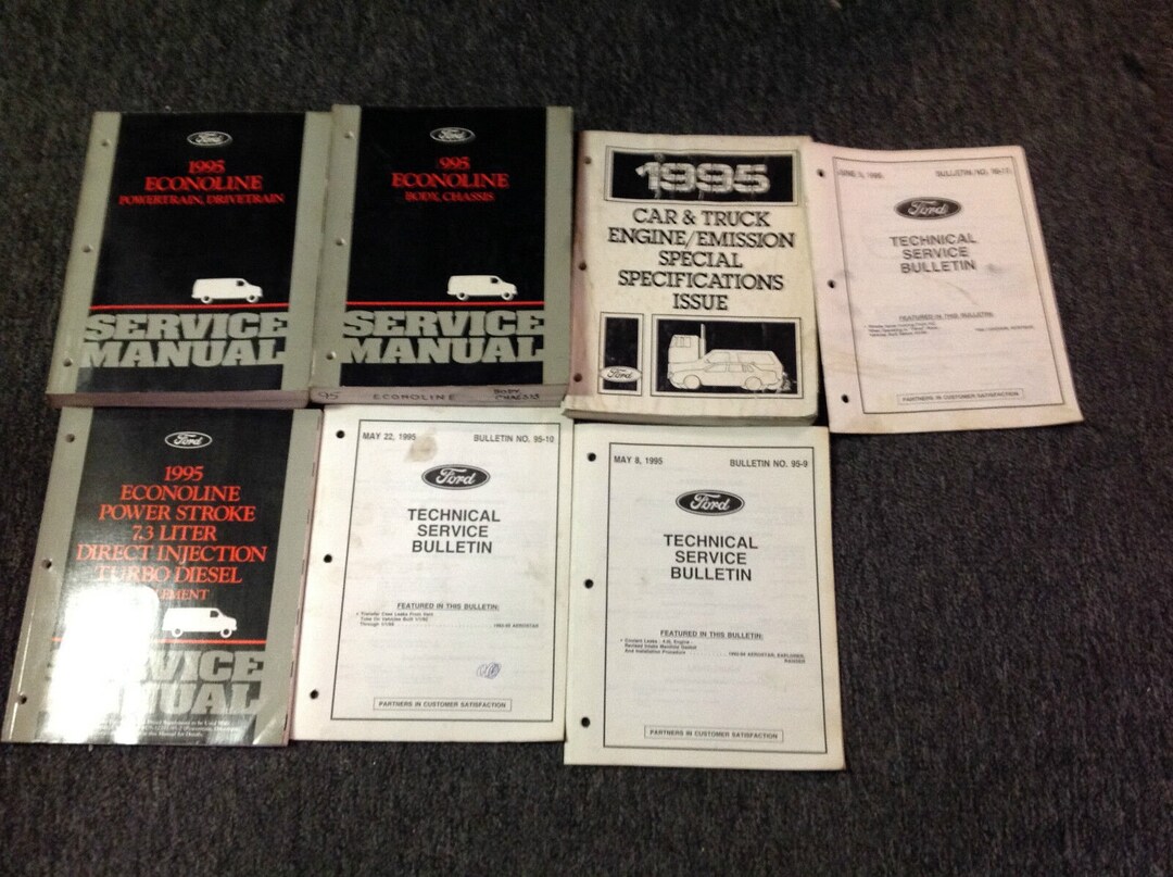 1962-1963 Ford Econoline Van & Wagon Shop Service Manual – Bishko Reprint