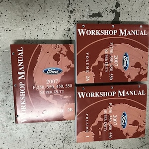 2007 Ford Truck F-250 F-350 F450 550 Service Shop Repair Manual Set Brand New