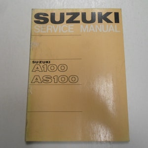 1968 Suzuki A100 As100 Service Repair Shop Manual Minor Wear Factory Oem Dealx