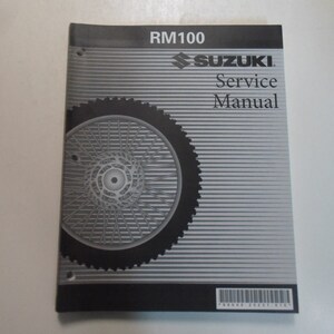 2003 2004 Suzuki RM100 Service Repair Shop Workshop Manual 99500-20231-01E K3 K4