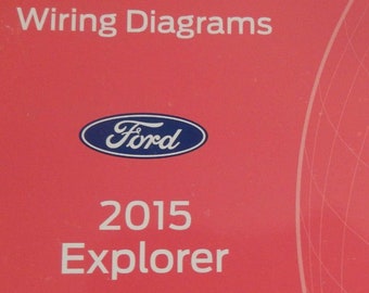2015 Ford Explorer SUV Wiring Electrical Diagram Manual OEM EWD 2015
