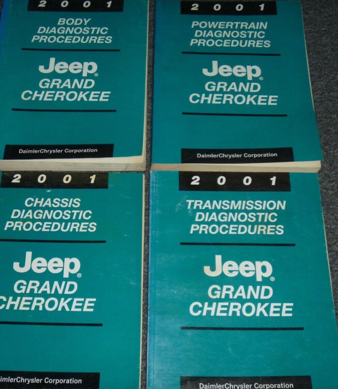 2001 Jeep Grand Cherokee Diagnostic Procedures Manual Set Oem Etsy