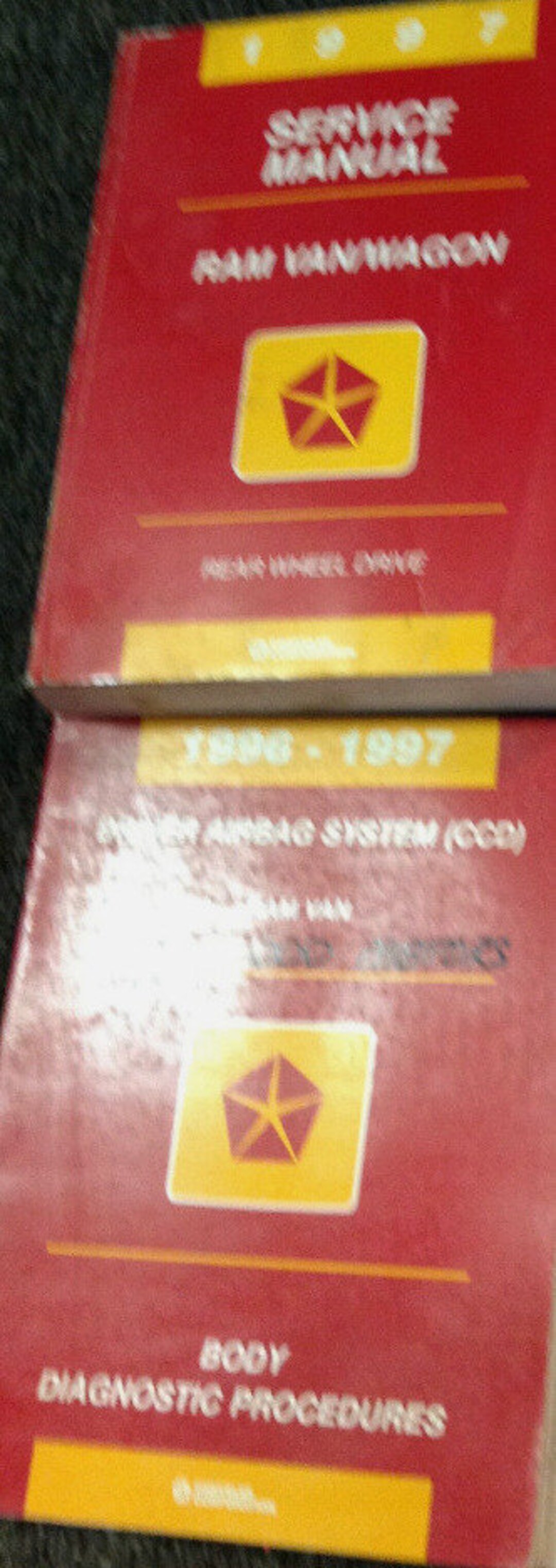 1997 Dodge Ram Van Wagon Service Repair Shop Manual Set