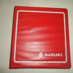 1999 Suzuki Gsx750f Service Repair Manual Binder Water Damaged Factory Oem