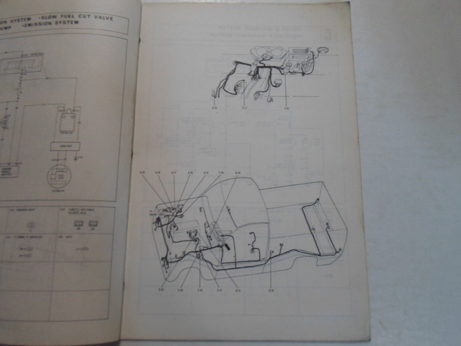 1979 Mazda B2000 Wiring Diagram Shop Manual Worn Stained Etsy