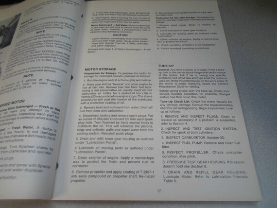 1981 Chrysler Outboard Service Manual 35 45 Hp Oe… - image 5