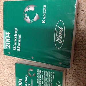 2004 Ford Ranger Truck Service Shop Repair Manual Set W Truck Specifications Bk