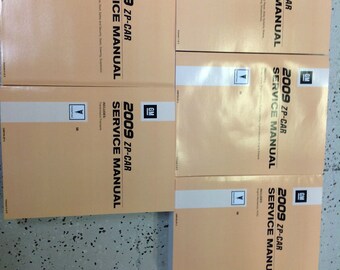 2009 Pontiac G6 G 6 Service Shop Repair Workshop Manual Set Factory Gm