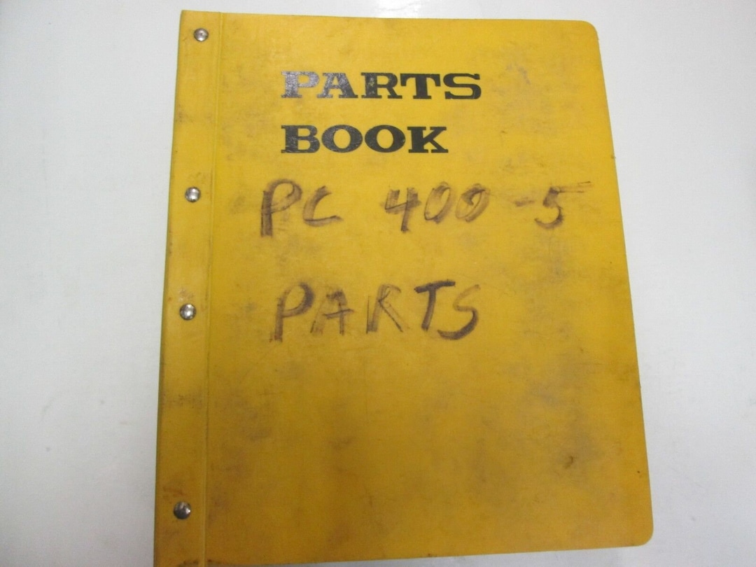 Komatsu PC4005 PC400LC5 Hydraulic Excavator Parts Book Manual BINDER