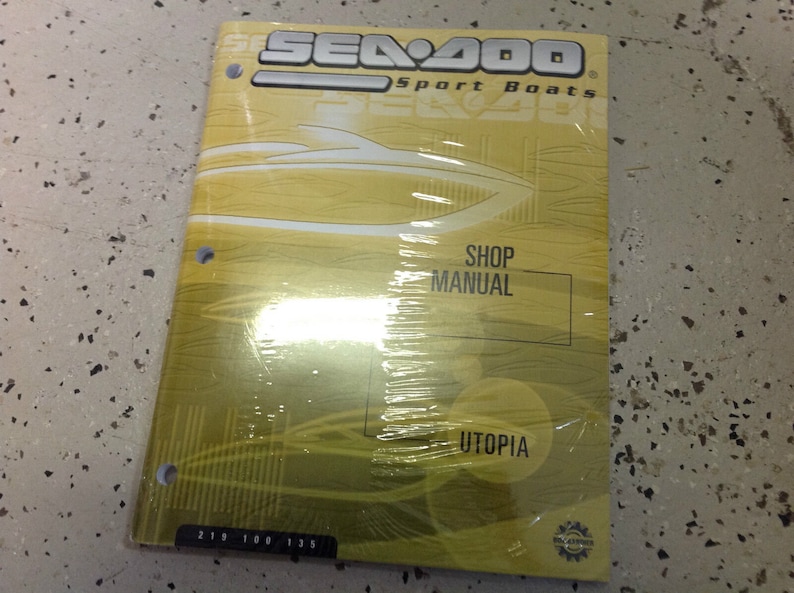 2001 2002 Sea Doo UTOPIA 185 UTOPIA 205 Service- och reparationsmanual bild 2