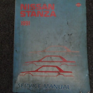 1991 Nissan Stanza Service Repair Shop Manual Factory Oem Book Used 91