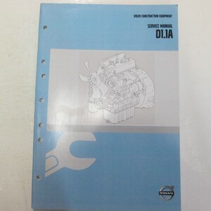 2014 Volvo Construction Equipment D1.1A Service Repair Manual FACTORY OEM 14