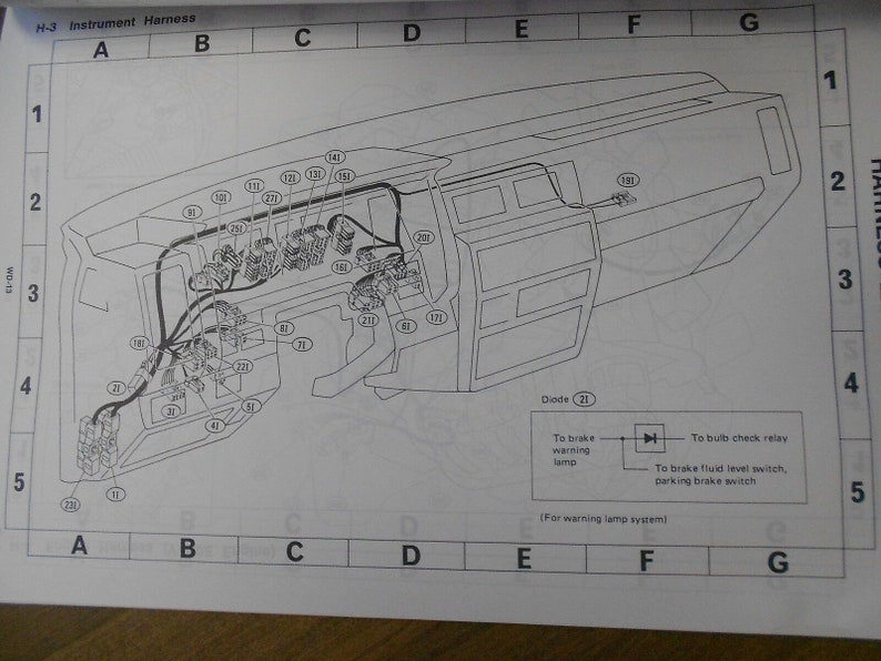 1990 Nissan Truck Pathfinder Electrical Wiring Diagram Etsy
