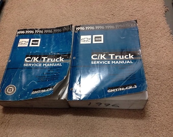 1996 Chevy Suburban Tahoe Silverado Gmc Yukon C / K Truck Service Shop Handbuch Set