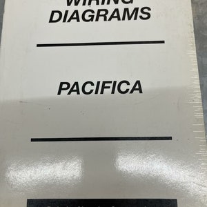 2004 Chrysler Pacifica Electrical Wiring Diagrams Manual ETM EWD OEM Factory