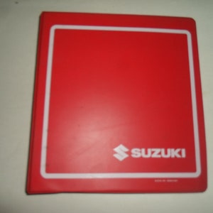 1987 88 95 96 1999 Suzuki Ls650 Service Manual Binder Minor Stains Factory Oem