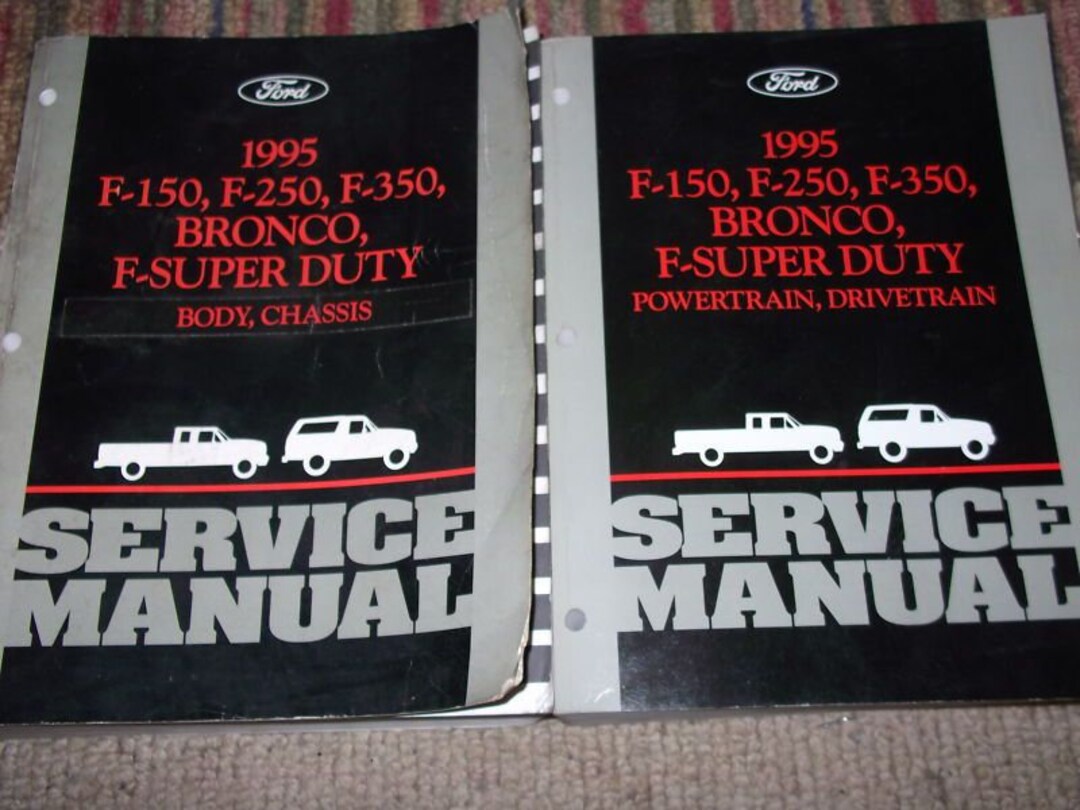 1995 Ford F150 F250 F250 350 Bronco Truck Service Shop Repair Manual