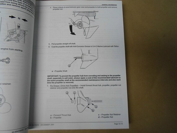 1998 Mercury 25 BigFoot Fourstroke Service Manual… - image 5