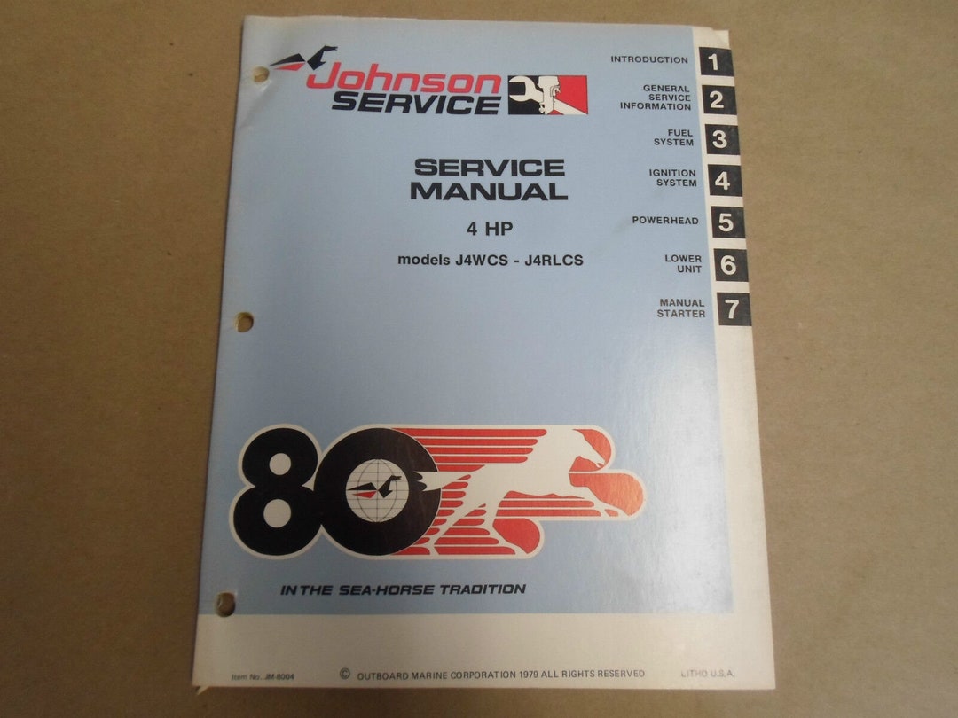 JOHNSON SERVICE MANUAL FREE DOWNLOAD visual data 4