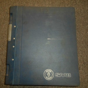 1979 84 88 1989 Saab 9000 Manual Gearbox Trans Brakes Service Manual OEM SET