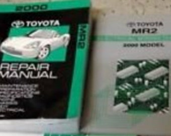 2000 Toyota MR2 MR 2 Service Repair Workshop Shop Manual Set W EWD