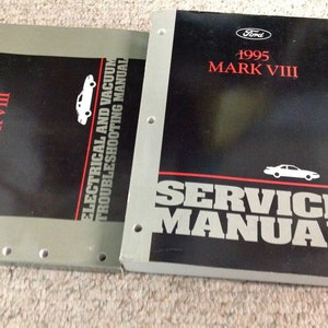 1995 Lincoln Mark VIII Service Werkstatt Werkstatt Handbuch Soem Set EVTM Fabrik