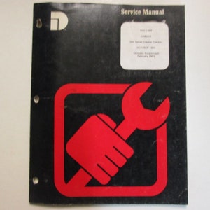 1965 Dresser 500 Series Crawler Tractors Chassis Service Manual GSS-1364 USED