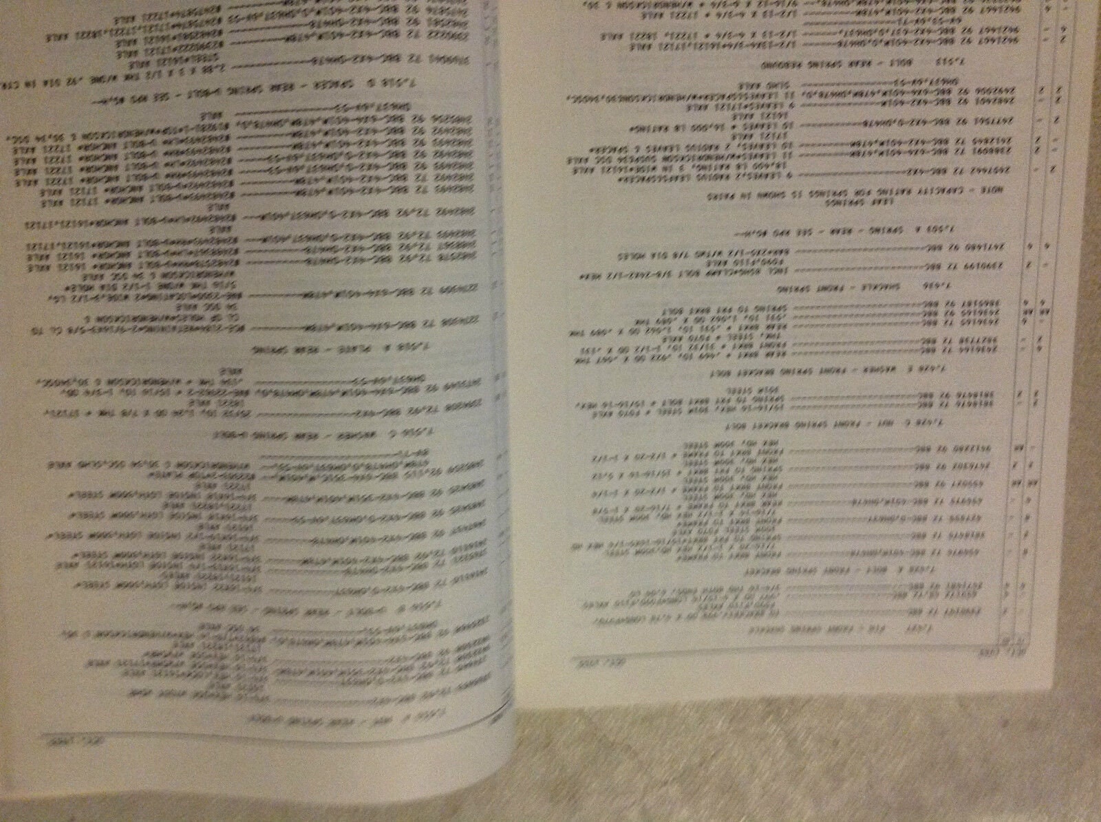 1966 Chevrolet Chevy Heavy Duty Trucks Parts Catalog Manual Series 70