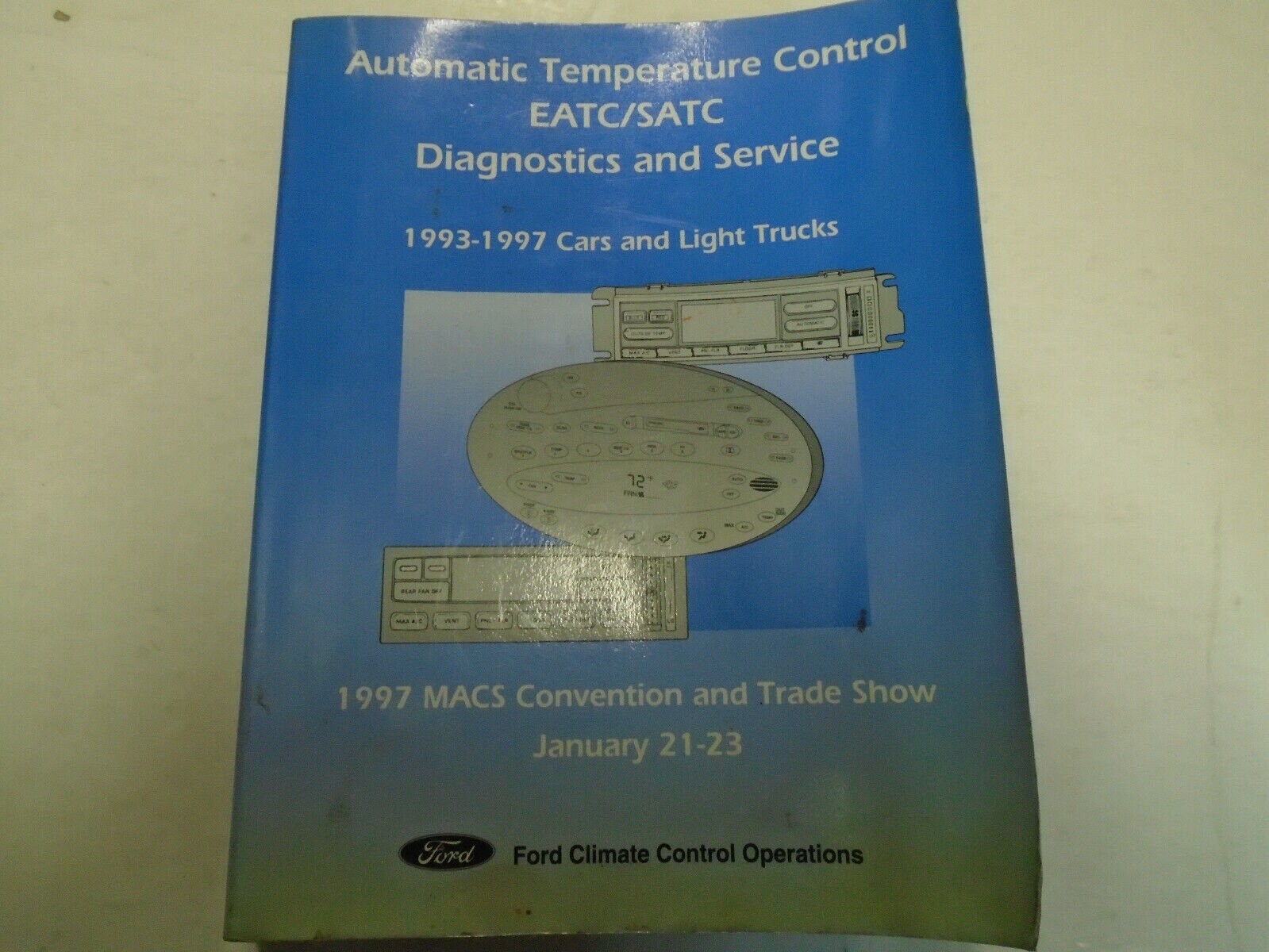1993-1997 Ford Automatic Climate Temperature Control Eatc Satc Service ...
