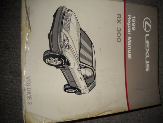 1999 Lexus Rx300 Rx 300 Service Shop Repair Manual Brand New - Etsy
