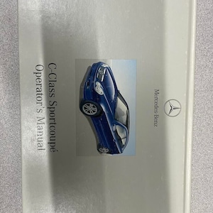2002 Mercedes Benz C Class C Class Sportscoupe Owners Operators Manual Oem