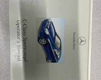 2002 Mercedes Benz C Class C Class Sportscoupe Owners Operators Manual Oem