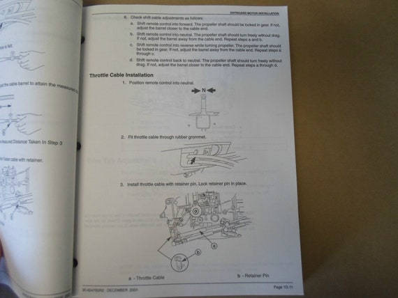 Mercury 25 BigFoot Fourstroke Service Shop Manual… - image 4