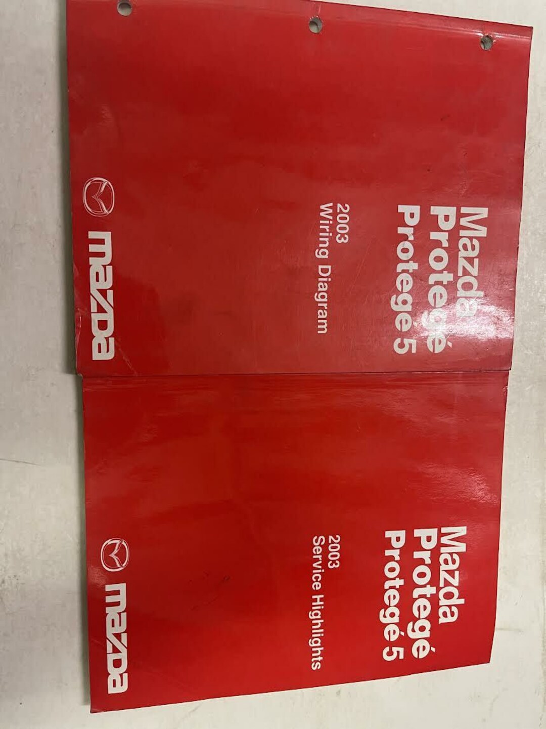 2003 Mazda Protege Electrical Wiring Diagram Troubleshooting Manual