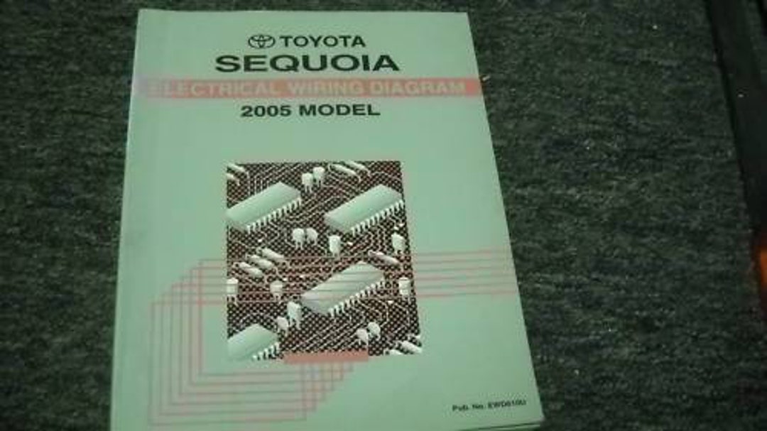 2005 Toyota Sequoia Electrical Wiring Diagram Manual EWD ETM OEM - Etsy
