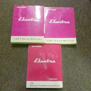 1997 HYUNDAI ELANTRA Service Repair Shop Workshop Manual Set