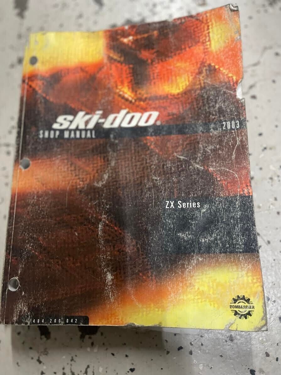 ❷、❸ 2003 Ski Doo Ski-doo Zx Series Workshop Service Shop Manual Oem - Etsy