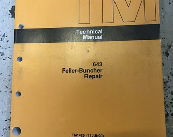 643 Feller Buncher Technical Service Shop Workshop Repair Manual OEM