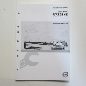 Volvo Construction Equipment EC380EHR Service Manual High Reach Demolition VOLVO