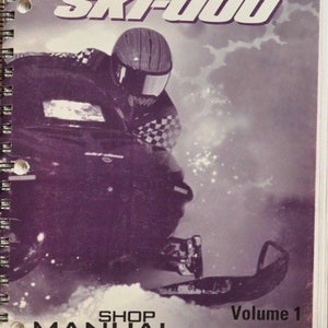 1999 Skidoo Tundra Touring Formula Skandic Service Shop Manual 484200001