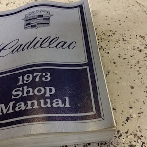 1973 GM Cadillac Deville Seville Fleetwood Eldorado Service Shop Manual Factory